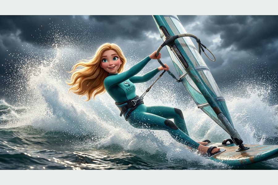 Safety windsurfing dynamic full — Safety-Motiv „Safety windsurfing dynamic full“.