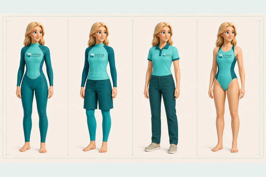 Safety Outfit Palette .1 ENTWURF — Safety-Motiv „Safety Outfit Palette .1 ENTWURF“.